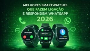 smartwatch que atende ligação e responde whatsapp
