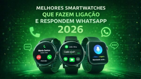 smartwatch que atende ligação e responde whatsapp
