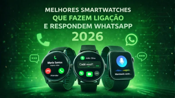 smartwatch que atende ligação e responde whatsapp