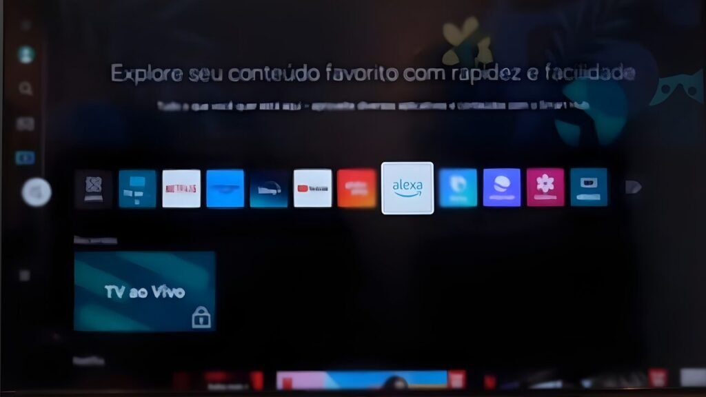 configurar a Alexa nativa nas TVs Samsung