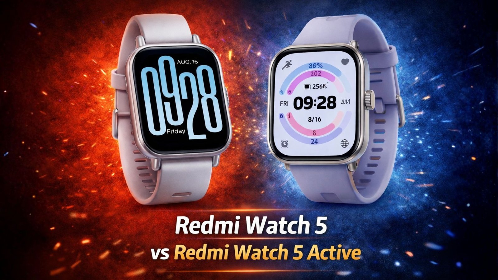 Redmi Watch 5 vs Redmi Watch 5 Active