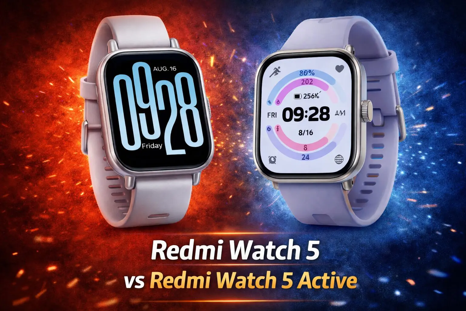 Redmi Watch 5 vs Redmi Watch 5 Active