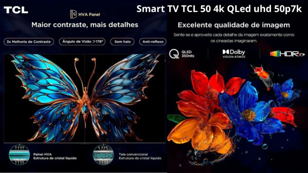 Smart TV TCL 50 4k QLed uhd 50p7k