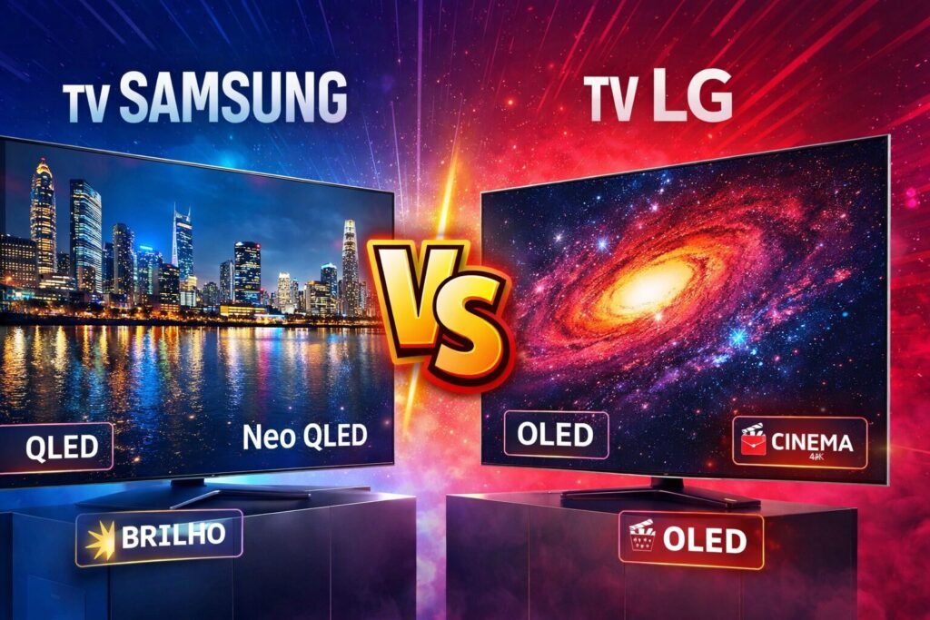 tv samsung ou lg