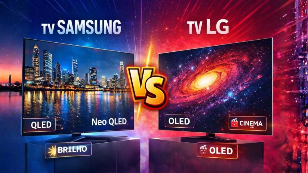 tv samsung ou lg